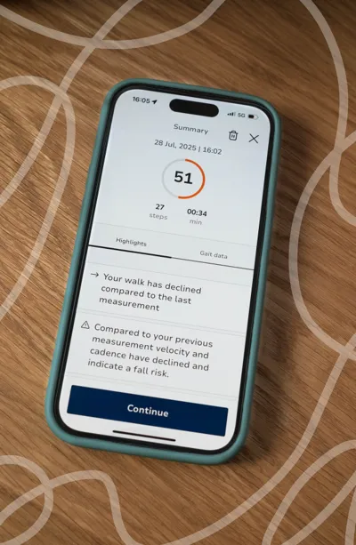 Sentinel app summary screen